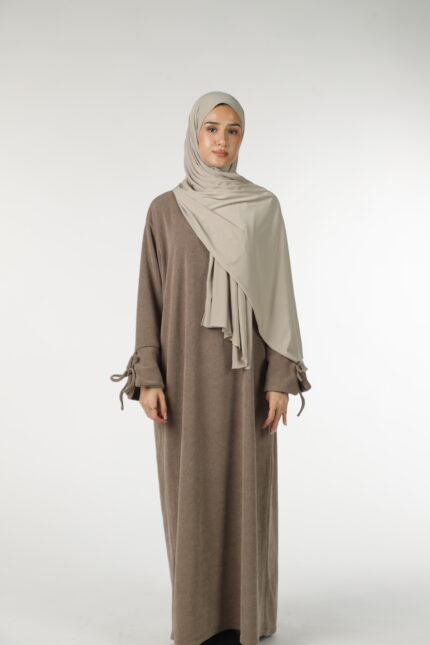 Zeyya abaya taupe