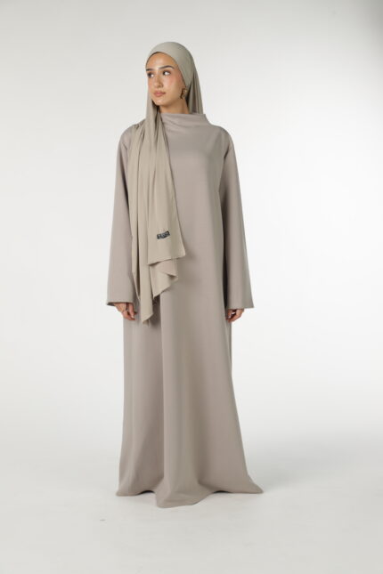 High neck abaya Cashmere
